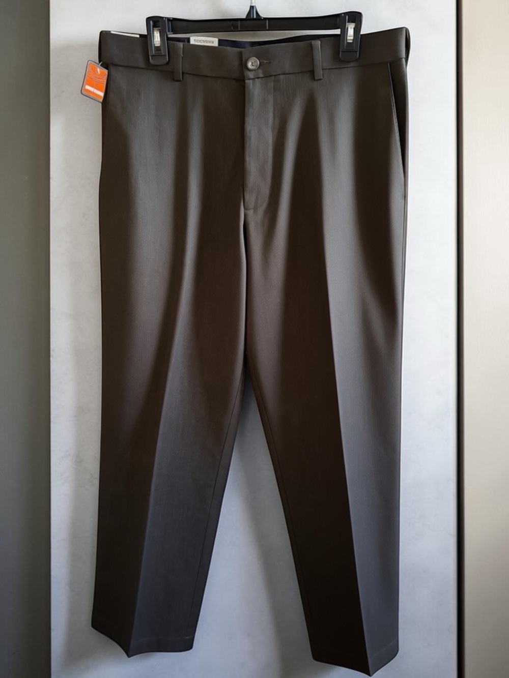Dockers Men's Brown Dress Pants - Straight Leg Relaxed FIT